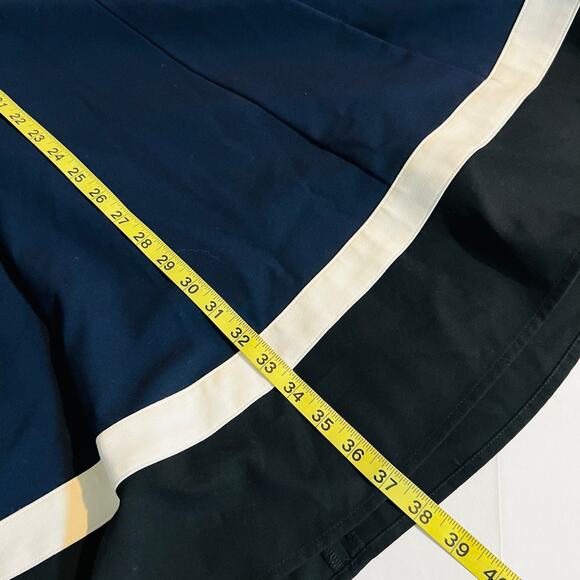 Calvin Klein Navy Sleeveless Belted Dress Size 2 - Picture 8 of 8